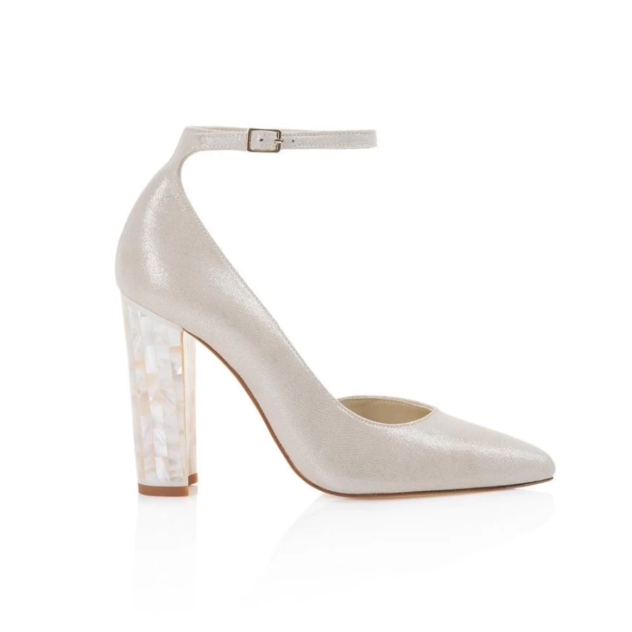 Freya Rose Monica Pearl Heels for Women - Elegant Pearl Embellished High Heels