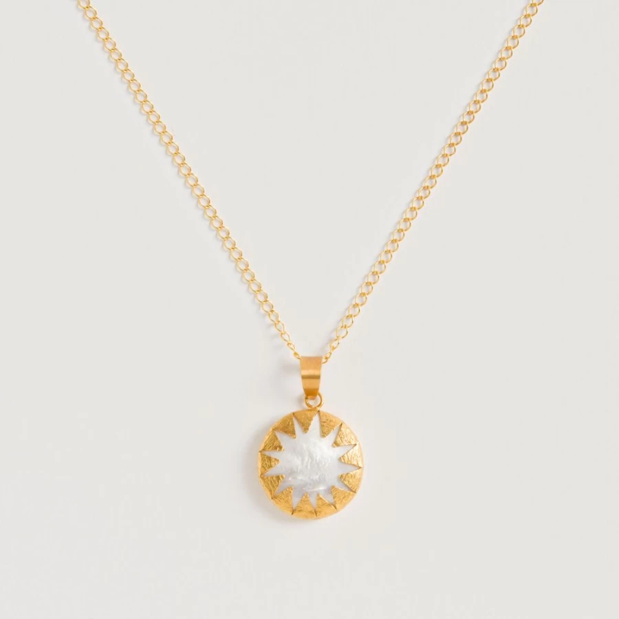 Freya Rose Warrioress Medallion Necklace for Women - Viking Inspired Jewelry