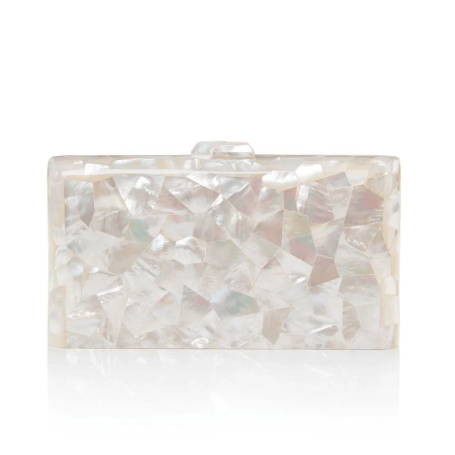 Freya Rose Women's Aphrodite Mother of Pearl Handbag in Ivory