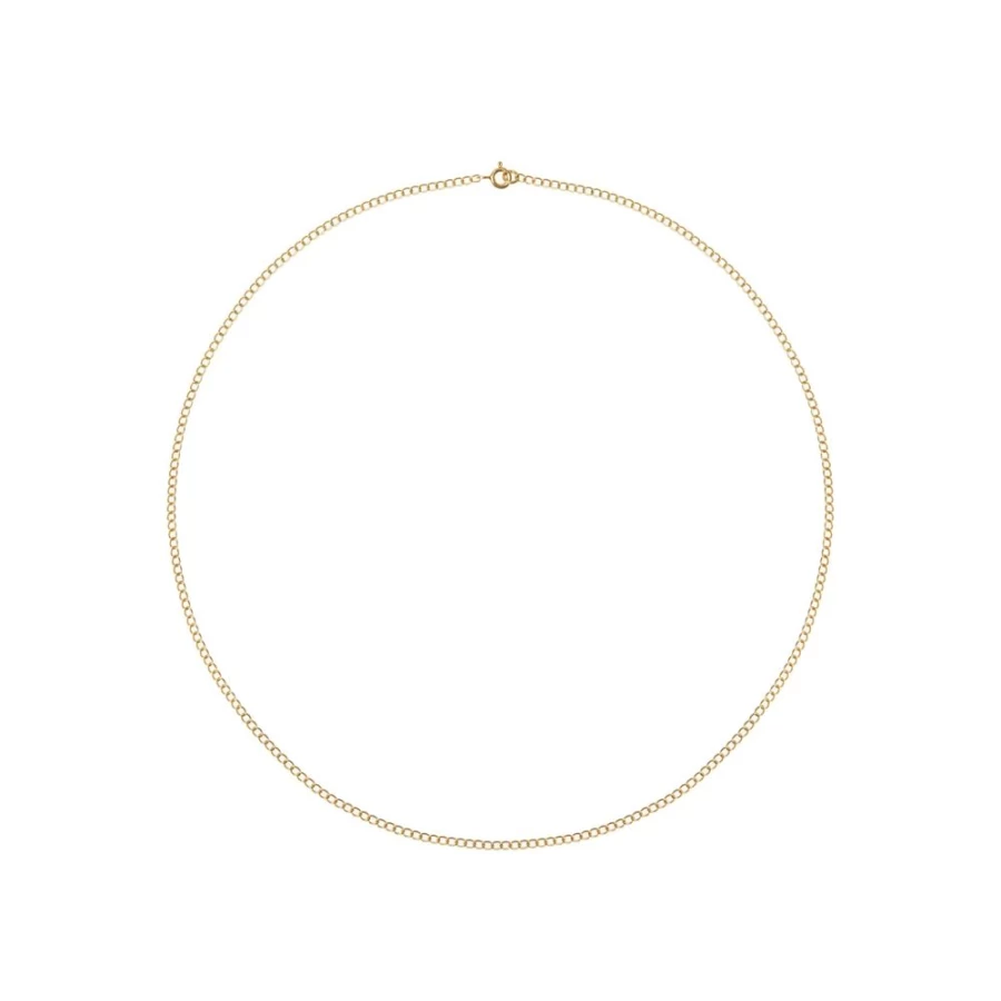 Freya Rose 15 Inch 22K Gold Vermeil Chain Necklace for Women