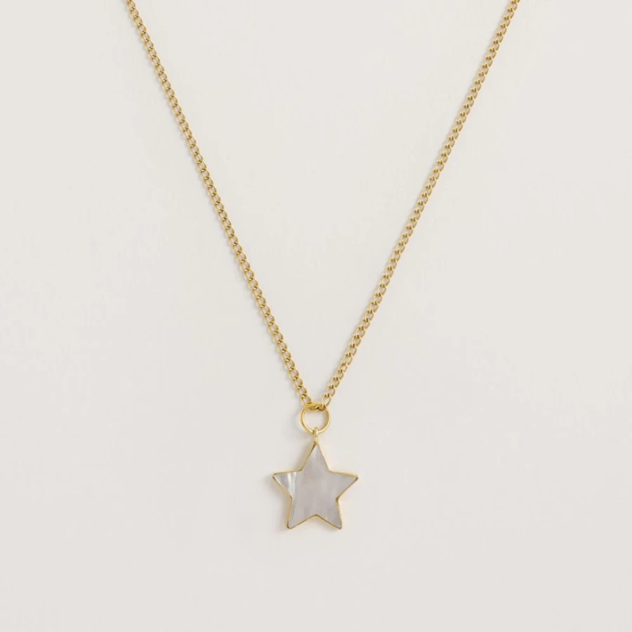 Freya Rose 22K Gold Vermeil Star Pendant Necklace for Women